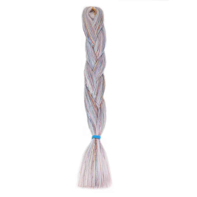 24 inch Tinsel and Regular Henlon Braiding Hair