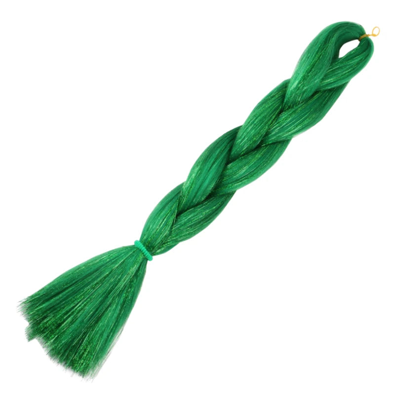 24 inch Tinsel and Regular Henlon Braiding Hair