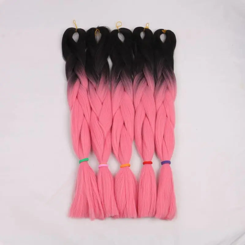 24 inch Tinsel and Regular Henlon Braiding Hair