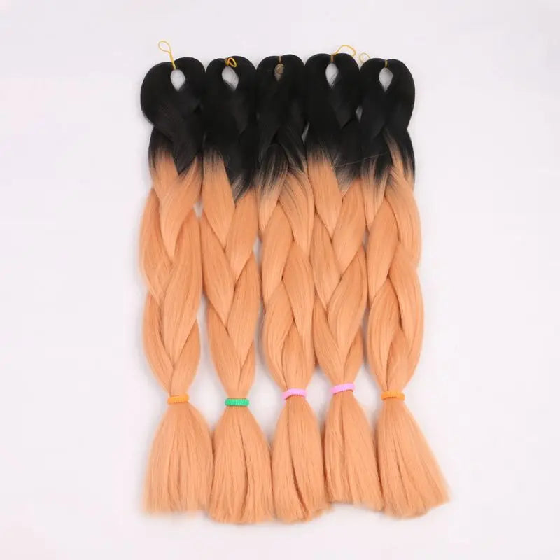 24 inch Tinsel and Regular Henlon Braiding Hair