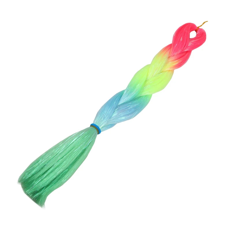 24 inch Tinsel and Regular Henlon Braiding Hair