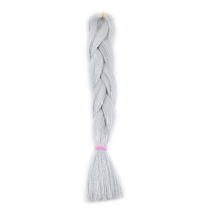24 inch Tinsel and Regular Henlon Braiding Hair 