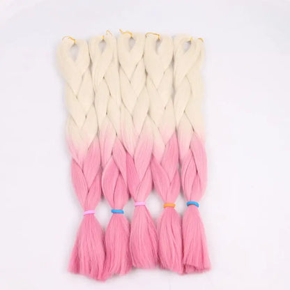 24 inch Tinsel and Regular Henlon Braiding Hair 